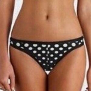 Zimmermann Black and White Polka Dot Bikini Bottom NWT
